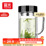富光双层玻璃杯高硼硅男女士办公大容量茶水分离耐热泡茶水杯子带把手
