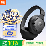JBL TUNE 720BT 头戴式蓝牙耳机 手机电脑游戏音乐耳麦 超长续航 男生礼物 深空黑