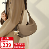 viney牛皮包包女包品牌腋下饺子包单肩斜挎包生日礼物洋气送女友老婆