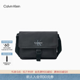 Calvin KleinJeans26男士休闲通勤外出便携ck字母刺绣单肩斜挎邮差包礼物