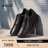 爱步（ECCO）经典皮鞋  春秋舒适牛皮革商务休闲鞋男士增高男鞋 雅仕207124 黑色20712401001 （批次随机发货） 42
