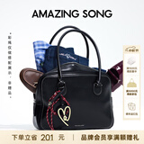 AMAZING SONG乙颂女包【生日礼物】吐司包大号原创高级实用通勤大容量单肩斜挎包 优雅黑