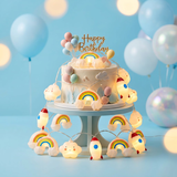 多美忆小彩灯串1.5米10头火箭彩云灯带生日场景布置气球氛围装饰led灯