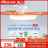 雷士（NVC）LED照明枕边风风扇灯北欧餐厅卧室三防一体1级能效42寸48瓦