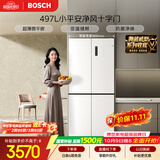 博世（BOSCH）小平安497升十字门冰箱超薄微平嵌入式  三挡变温 一级能效 K1EC49208C 国家补贴