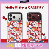 CASETIFY【18手机壳】Hello Kitty x CASETiFY 三丽鸥联名 贴纸 适用于iPhone18/17/16 Pro/M 透明黑框Magsafe iPhone 17 Pro Max