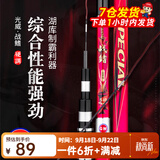 光威（GW）战鳍综合鱼竿青草鲢鳙鲤大物28调碳素轻硬野钓台钓竿钓鱼竿 3.6米+金属竿止+竿梢+送礼包