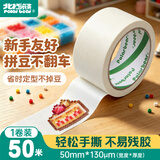 北极熊（Polar bear）美纹纸胶带 拼豆豆熨烫工具美术美工分色装修遮蔽美缝贴膜刷漆保护无痕贴胶50mm*50m1卷MK-501