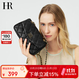 HR赫莲娜包包女包小香风菱格链条包女头层牛皮单肩斜挎包生日礼物