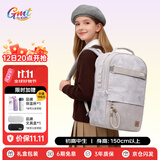 Gmt for kids初高中书包大容量背包中学生开学减负双肩包5-6年级女灰色2026款