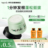 GOTUKOLA狗头考拉发膜绿膜500ml自营积雪草丰盈蓬松控油柔顺头皮可用自营