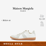 MAISON MARGIELA马吉拉德训鞋小白鞋拼接牛皮休闲男鞋经典单鞋运动鞋 101水洗白色 43