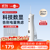 博皓（prooral）【价低头部主播9折】电动冲牙器家用洗牙器水牙线冲洗器牙齿清洁器洁牙器牙垢去除工具口腔清洗器 5025Plus 瓷白 5支喷嘴