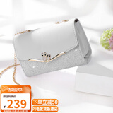 爱情海牛皮包包女包轻奢品牌链条单肩斜挎包女生日礼物高级感送女友老婆