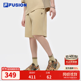 斐乐【章昊同款】短裤｜FILA FUSION潮牌男女针织五分中裤 【男】迷迭卡其-LK M