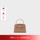 CHARLES&KEITH鳄鱼纹凯莉包手提斜挎婚包包女包生日礼物送女友CK2-50270880-1 BLUSH浅红色 S