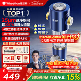 惠尔顿前置过滤器20T大通量过滤25微米反冲洗家用全屋净水器 实时自动清洗刮洗自来水防爆过滤器P0038pro 上门安装【20T-升级25微米精滤】