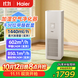 海尔（Haier）【升级甲醛数显】白鲸JS8空气净化器加湿一体机除甲醛除烟味除异味除过敏源吸毛杀菌KJ850F-JSQ8U1