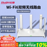 锐捷睿易千兆WiFi6无线路由双频3000M RG-EW3000GX 160M频宽 双WAN口 MESH组网