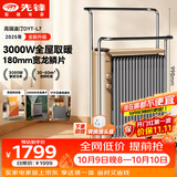 先锋（SINGFUN）电热龙鳞片油汀取暖器电暖器电暖气片家用节能加湿烘衣卧室客厅升温DYT-L7