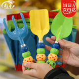 寿禾 赶海工具套装儿童节礼物挖沙铲子小孩沙滩花园玩具 毛毛虫五件套
