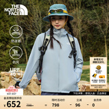 北面（The North Face）【溯水系列】防晒皮肤衣情侣款防泼溅防风夹克UPF40+休闲薄风衣 8G77/FM2/凝霜灰/女款 M