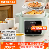 苏泊尔（SUPOR）电炖锅 电炖盅煲汤锅炖汤锅隔水炖锅 燕窝炖盅 煮粥锅蒸锅电煮锅婴儿辅食锅陶瓷DZ45FC865多功能锅