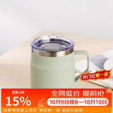 乐扣乐扣（LOCK&LOCK）遇见咖啡杯保温桌面杯男女情侣水杯子390ML薄荷绿LHC4218MIT