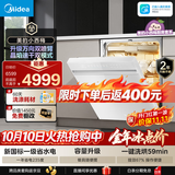 美的（Midea）【小西梅洗碗机X7白】X6S Max旗舰升级 新国标 洗碗机嵌入式 150升以上 万向喷臂 105℃热烘双烘干
