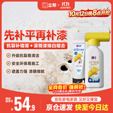 立邦钉眼孔洞修复包基础版墙面抗裂白色 补墙膏100ml+补墙漆500g