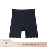 纤莉秀大码女装防走光不卷边安全裤丝滑轻薄无痕裸感打底裤秋新款1730 黑色 3XL