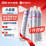 维德氧气瓶便携式高原供氧器孕妇老人吸氧机家用旅游氧气罐1700ml*4