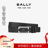 BALLYFABAZIA男士搭扣双面腰带3.5/110黑色/棕色 6181991礼物