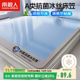 南极人A类抗菌碳光冰丝床笠 夏季空调床套罩床垫保护罩凉感床笠1.5米床