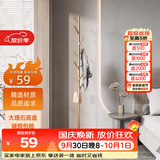 安尔雅北欧铁艺落地衣架店大理石衣服架卧室置物现代挂衣架经典树杈款