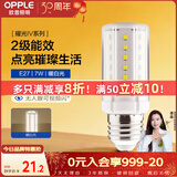 欧普照明（OPPLE）led灯泡玉米灯蜡烛泡家用节能灯泡高亮 E27大螺口 7W暖白光
