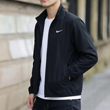 耐克（NIKE）外套男士上衣 2026新款秋季运动服休闲透气跑步立领速干梭织夹克 【轻薄款/银灰标】速干/热推款/晒图退10 建议拍大一码 L 【175】体重130~150斤左右