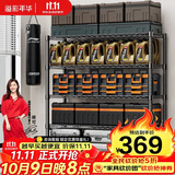 溢彩年华 1.2米重型货架家用仓储物架多功能收纳架落地架子家用置物架2608