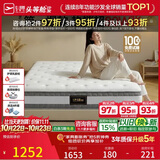 芝华仕床垫D026明星垫90%高纯度乳胶独袋弹簧席梦思家用1.8x2米软硬适中