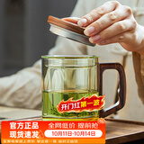 忆壶茶（YIHUTEA） 泡茶杯茶水分离玻璃杯办公室茶道喝茶杯子男士个人专用高档水杯 【底价冲量】加厚泡茶杯400ml