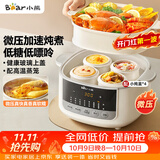 小熊（Bear）电炖盅电炖锅隔水炖家用4人用煲汤炖汤锅燕窝炖盅4.1L炖蒸煮一体微压电炖锅DDZ-J25G2
