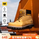 CAT卡特秋季户外鞋休闲时尚男靴工装靴明星款经典大黄靴登山鞋 经典款 41