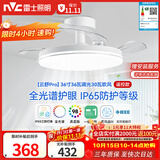 雷士（NVC）枕边风风扇灯一体吊扇灯餐厅卧室全光谱1级能效IP65三防包安装