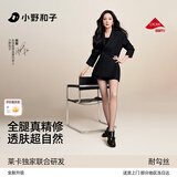 小野和子【杨幂同款】双层黑丝袜光腿神器秋冬女黑透肤打底袜裤