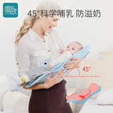 温欧抱娃神器宝宝抱抱托婴儿喂奶手臂垫解放双手防吐奶新生儿哺乳托枕 璎珞粉吉尼猫