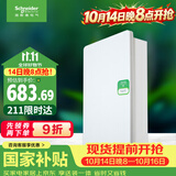 施耐德 配电箱 空开强电箱三排36回路家用暗装配线箱白色天朗系列TLA36B