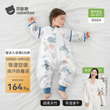 贝肽斯婴儿睡袋防惊跳夏季空调房薄款小孩子儿童睡袋0-3岁保护肚子着凉 夏天（前6后4 20-25℃）海鲸 S码【建议身高60-85cm】