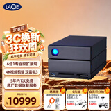 LaCie雷孜 移动桌面硬盘 16TB  企业级 2big Dock 机械硬盘 Type-C/雷电3/4  双2盘位磁盘阵列 CMR垂直
