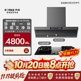 方太油烟机V10-G烟灶套装顶侧一体抽吸油烟机家用油烟机灶具两件套【推荐新品智慧洗油烟机V10S-AI】 【爆款套装】搭性价比定时灶TF37B-天燃气