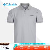Columbia哥伦比亚POLO衫男户外吸湿排汗透气运动休闲翻领短袖T恤AX0126 AE3119039 棉+涤纶面料 2XL 190/104A